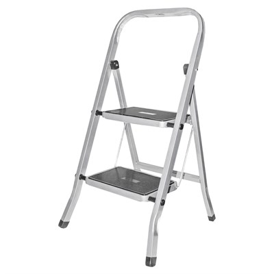 PERILLA Стремянка стальная, 2 широкие ступени с покрытием r-QHNjyCjhvKikqhajeIm0 - фото 10214