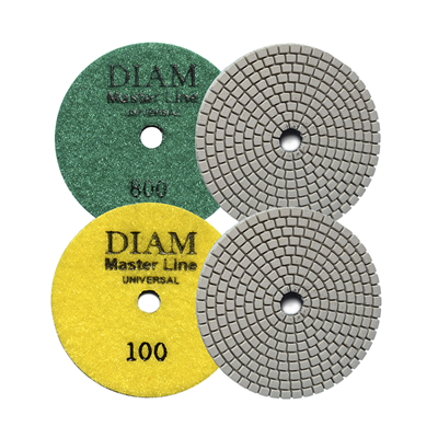 Алмазный гибкий шлифовальный круг АГШК 100*2,5 №100 DIAM Master Line Universal (сухая/мокрая) 000624 - фото 12073