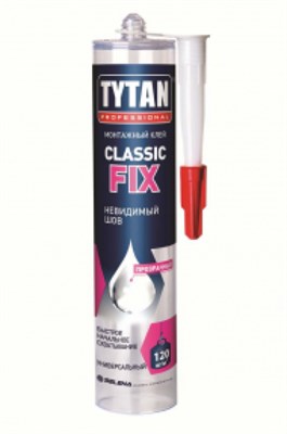 ТИТАН Classic Fix Монтажный клей невидимый шов (310мл) 178999 - фото 12377