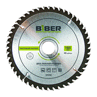 БИБЕР 85248 Диск пильный 185х30-20-16 z40,чистый рез 85248 - фото 12993