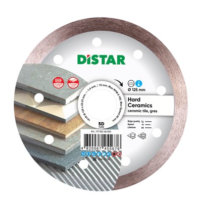 DISTAR Круг алмазный 1A1R 115х1.4х10х22,225 Hard ceramics DUB1-402 - фото 13019