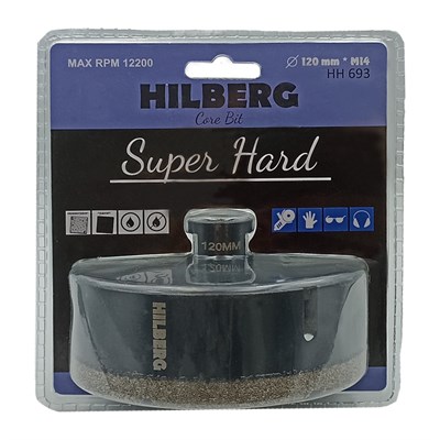 Коронка алмазная 120 мм Hilberg Super Hard M14 aIaL6tqqjp4ZYBv66TnQH0 - фото 14720