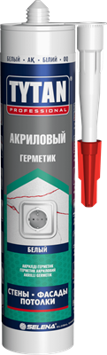 ТИТАН Герметик акриловый белый, 280мл 50400 _6dn6qYCghqQESf3ixmD60 - фото 15497