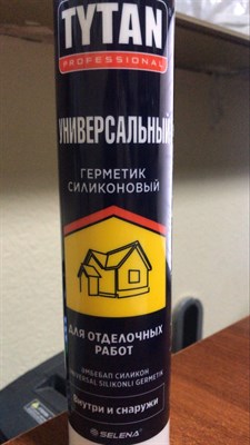 ТИТАН Professional Герметик силик. универсальный белый, 280мл 9631964 - фото 16264