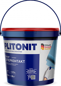 ПЛИТОНИТ СуперКонтакт Адгезионный грунт с наполнителем для подготовки сложных и гладких невпитывающих оснований  (4,5кг) t94pGTsrgHiEKiVlhR_U13 - фото 17356