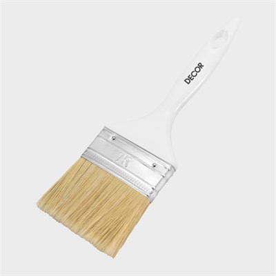 DECOR STANDARD Кисть плоская универсальная 65х15мм, светлая смеш. щетина, пласт. ручка d8eVPd9xjqYg16THu92kD2 - фото 17722