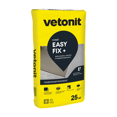 ВЕТОНИТ ИЗИ ФИКС ПЛЮС Клей С1 Т (25кг) (Nev) 1023751 - фото 19872