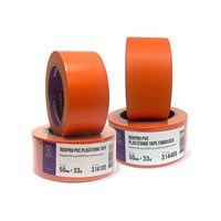Малярная ПВХ лента ROXPRO для строительных работ, оранжевая, тиснённая, 50мм х 33м
