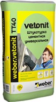 ВЕТОНИТ ТТ40 Штукатурка цементная универсальная (25кг) 1025041