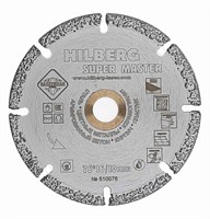 Диск алмазный отрезной 76*10 Hilberg Super Master 510076