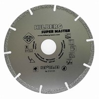 Диск алмазный отрезной 125*22,23 Hilberg Super Master 510125