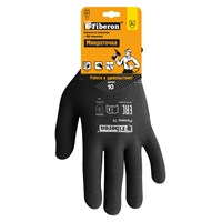 Fiberon Перчатки "Микроточка", полиэстер, ПВХ-точка, в и/у, 10(ХL), черные I4HGSSNZhi6gIunzfCu6k0