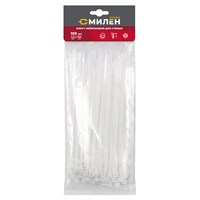 МИЛЕН Хомут-стяжка для кабеля 3,6х150мм нейлон белые (уп.100шт) 30Qb5wsHj8iEVgttggQu92
